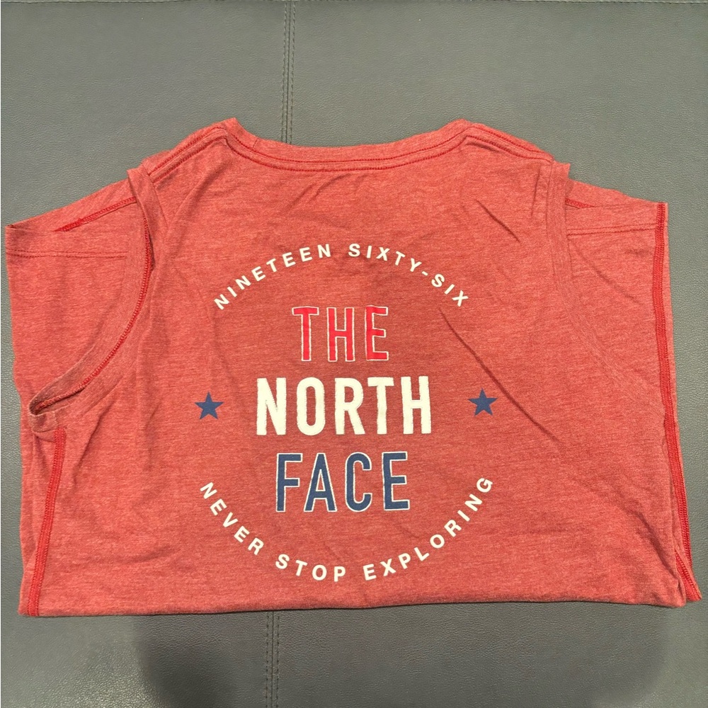 The North Face Heathered Red Sleeveless Top